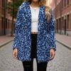 Women's Winter Thickened Double-sided Velvet Stand Collar Loose Leopard Print Plush Zipper Jacket