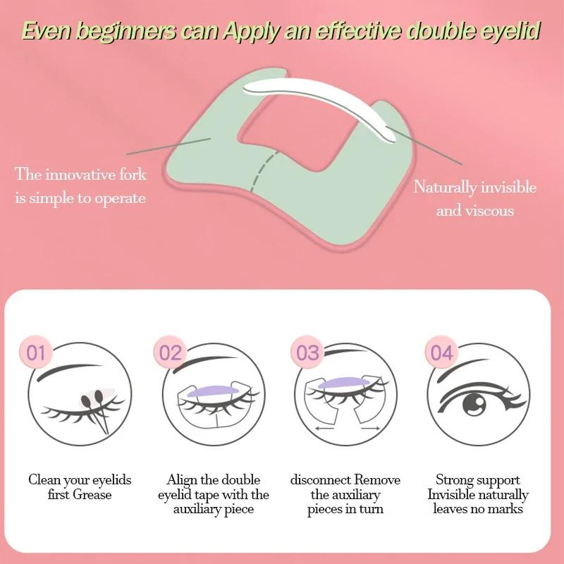 Eye Patch 120 Pairs Of Natural Invisible Double Eyelid Patch Traceless Mesh