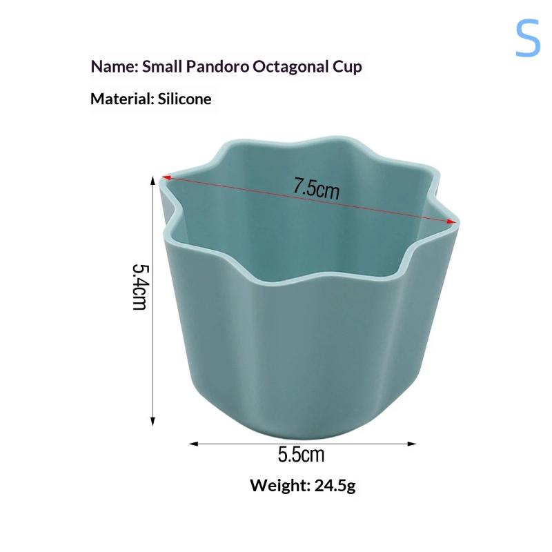 Stampo Ottagonale in Silicone per Alimenti Antiaderente Strumenti da Forno per Mousse, Budino, Pasticceria e Preparazione di Dolci