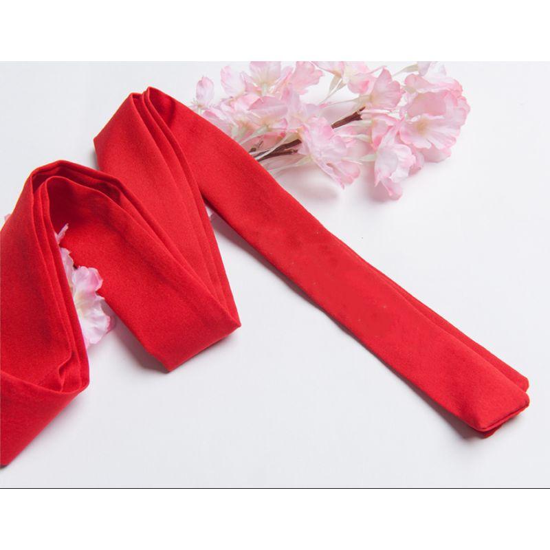 

Традиционный оригинальный рукав для стрельбы из лука с круглым вырезом династии Хань Red unembroidered hair band All yards