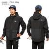 Abu Garcia Windproof Softshell Size M Jacket, Black,