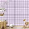 Wallpaper Fabric Pattern Light Gray and Purple 50x1000