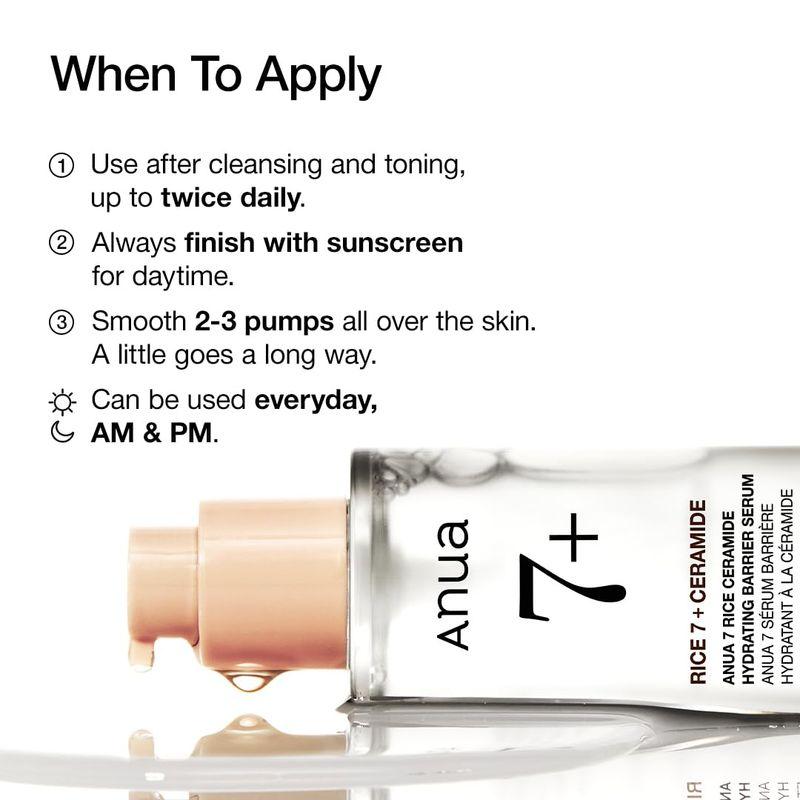 Anua Rýžové 7 Ceramidy Hydratační Bariérové Sérum 50ml