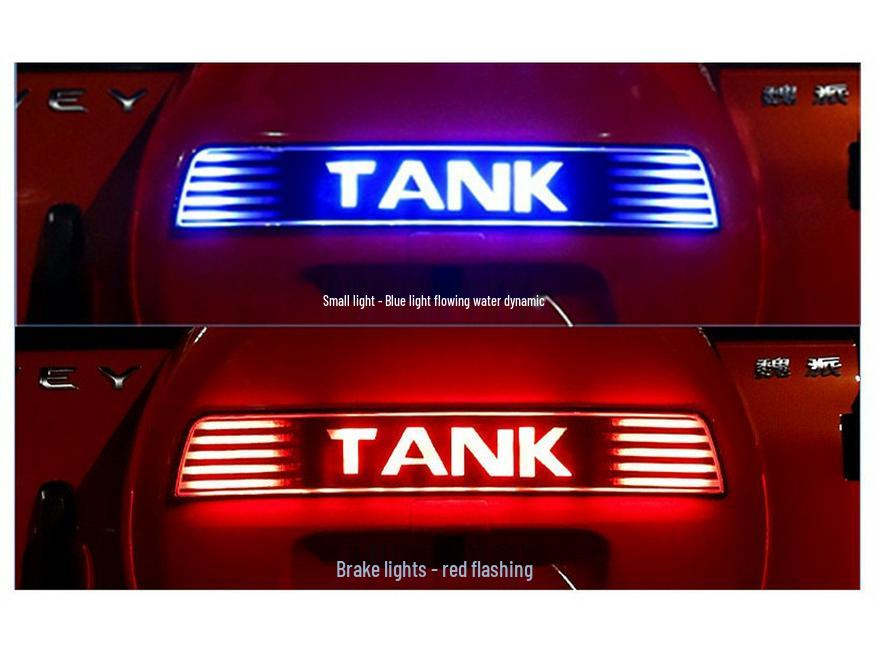 Compatible Stainless Steel Spare Tire Cover for Tank 300: Urban & Off-Road Models