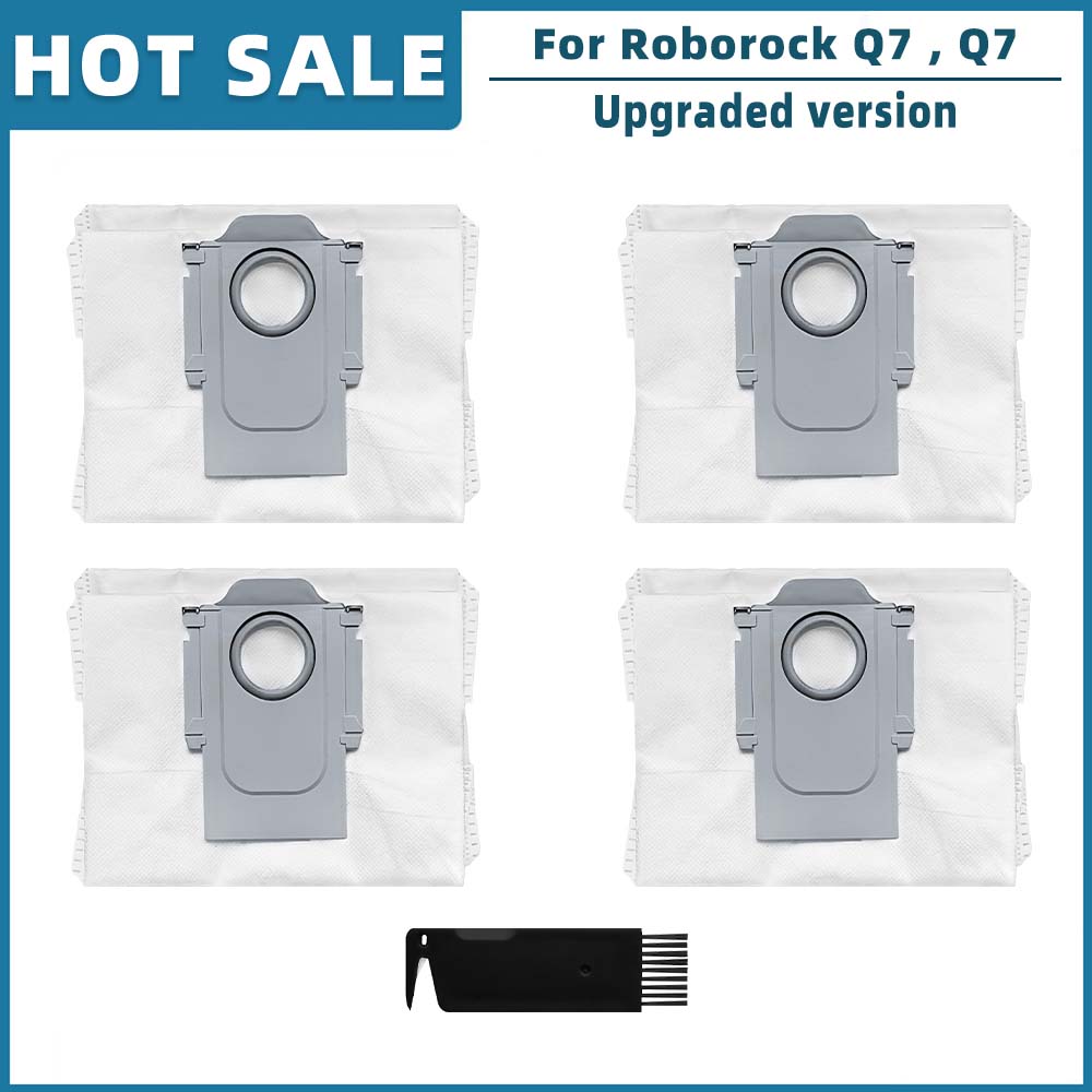 Kompatibel für Roborock Q7 , Q7+ , Q7 Max , Q7 Max+ Plus , T8 Roboterstaubsauger Hauptseitenbürste Filter Mopp Staubbeutel Ersatzteile