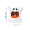 Halloween Decorative Cute Ghost Lamp for Kids Halloween Decorative Figurine Prop with LED Flameless Candles Ghostly