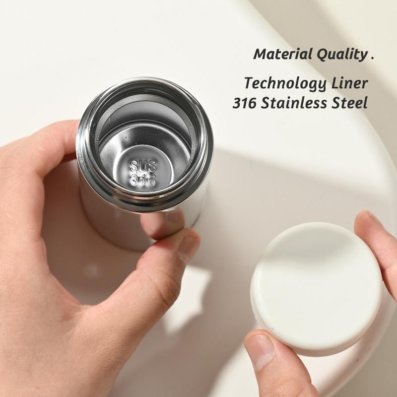 120ml Small Capacity 316 Stainless Steel Portable Vacuum Thermal Insulation Tumbler Thermos Cup Pocket Cup Small Water Bottle