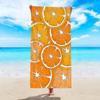Personalized Bowknot Beach Towel 2D Flat Printed Peach Skin Fabric Custom Name Bath Towel Girls Summer Vacation Gift