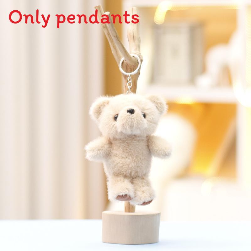 

Plush Bear Cuter Doll With Super Soft Short Pile For Dolls And Bag Pendant