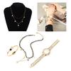 Women Jewelry Set Watch Bracelet Necklace Wife Girlfriend Anniversary Birthday Gift