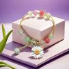 2025 Jadeite Green Jade Rabbit Bracelet: High-End Chinese Style, Year of the Snake, Elegant Women's Niche Beaded Design