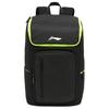 Li Ning Bordstennis Serie Logotyck Färgblock Dragkedja Ryggsäck Unisex Ryggsäck Svart ABSU067-1