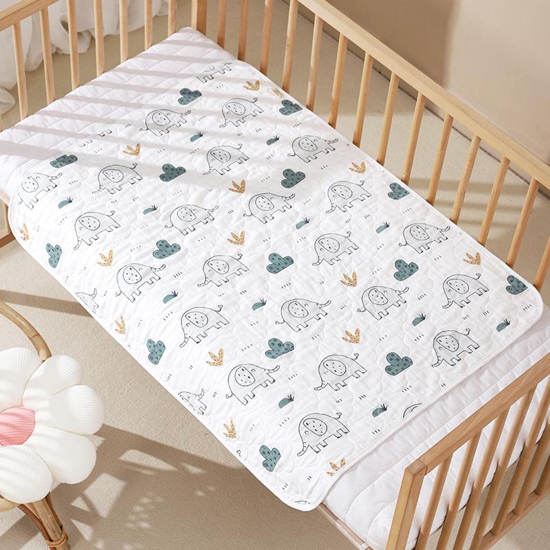 Breathable Waterproof Washable Cotton Baby Diaper Pad - Leak-Proof Protection for Newborns