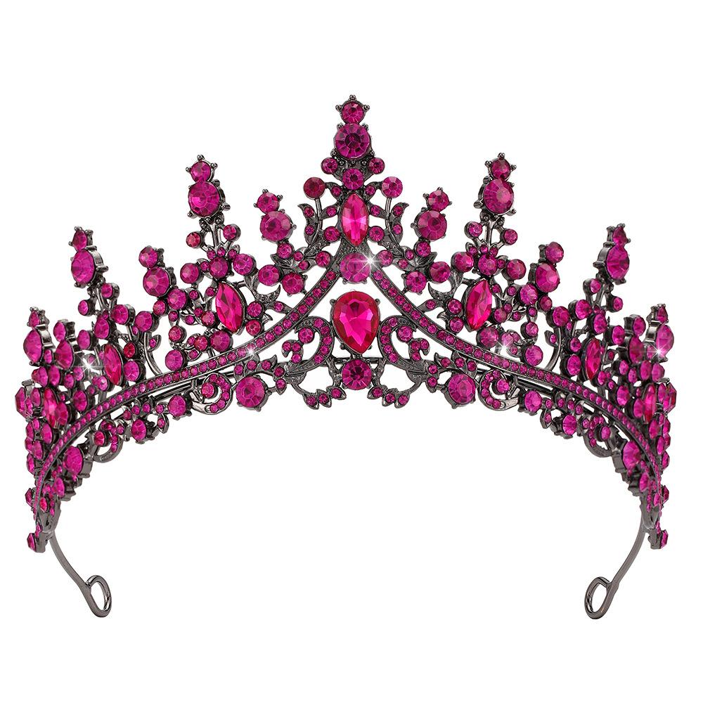 Alloy Crown Wedding Tiara, Hair Accessories, Banquet Party Disc Hair Tiara, Ball Party Bridal Tiara