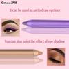 CMAADU 12pcs Waterproof Eyeliner Pencil Set - Sweat-Resistant, Transfer-Proof, Shimmering Multi-Color Eyeshadow & Highlighter Kit for Beginners