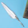 Classical Vintage Fountain Pen Feather Quill Dip Pen Signature Pen Set Stationery Gift (#4)