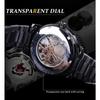 Forsining New Top Men's Watch Business Style Men's Watch Manual Watch Hollow Stainless Steel Watch