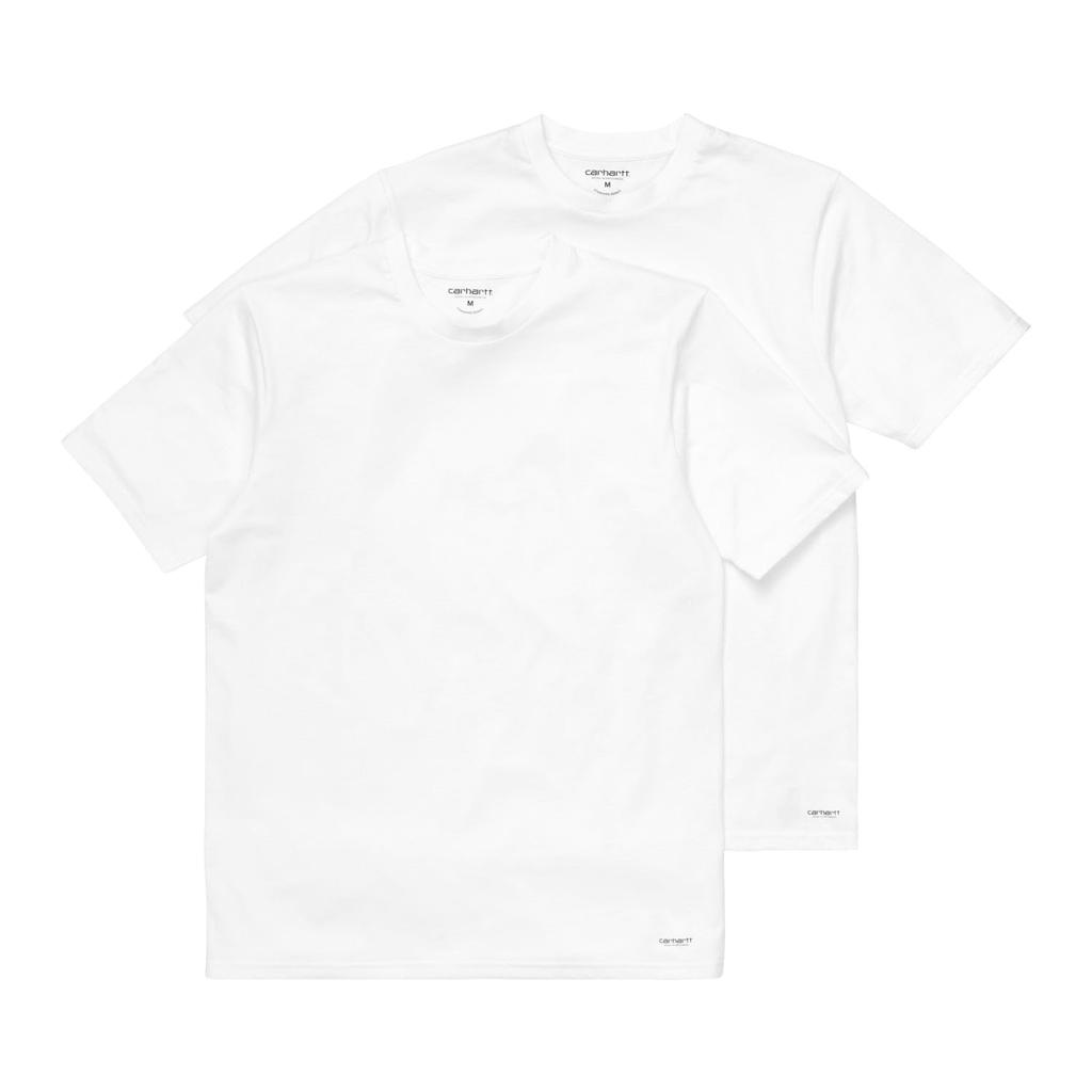 Carhartt WIP Standard Crew Neck Tee Size S 2-Pack, White, [Used]