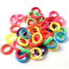 11PCS/Bag Simple Solid Color Hair Ties For Kids Elastic Hair Bands Hair Accessories Women Scrunchies Headwear Ponytail Holder