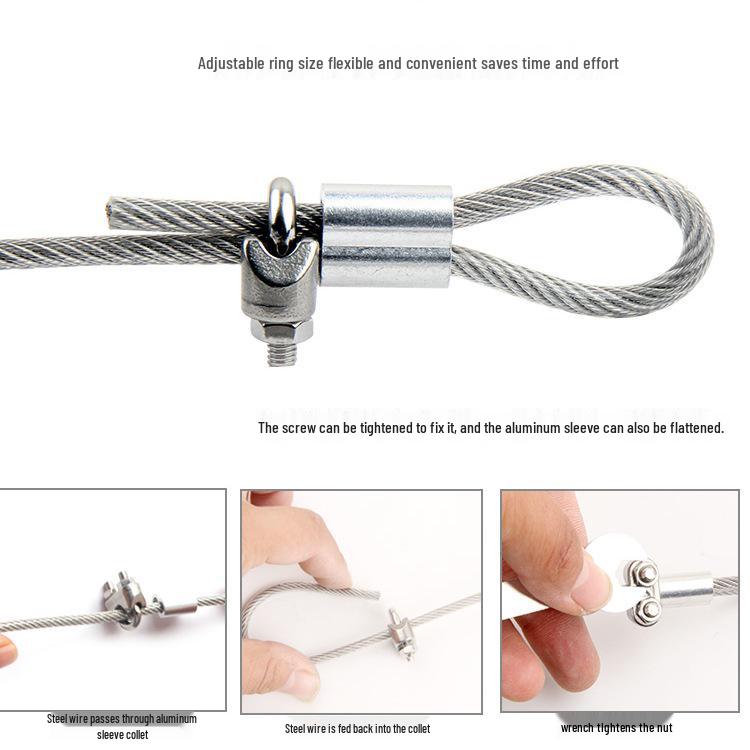 Stainless Steel Clothesline: Outdoor Non-slip, Plastic-coated Wire Rope for Clothes and Quilt Drying.