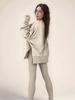 Women's European & American Casual Loose Sweatshirt and Skinny Pants Set - 2025 Autumn/Winter Collection