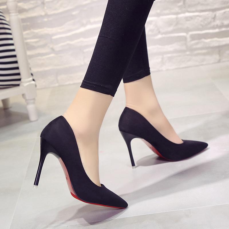 Moda Tacones altos Frosted Pointed Summer Shoes Zapatos profesionales de  mujer comprar a buen precio — entrega gratuita, reseñas reales con fotos —  Joom