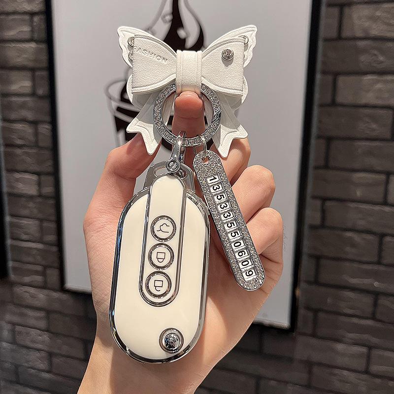 2022New Wuling HongguangminievMacarons22StyleminiMiniGAMEBOY GBKey Case Cover Buckle Bag