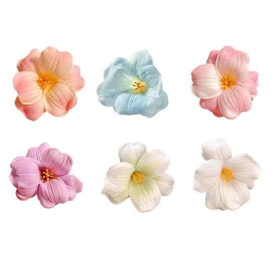 Damen Haarspange Künstliche Blume Dekor Seitenpony Haarspange Tägliches Tragen Party-Treffen Frisuren Haardekoration