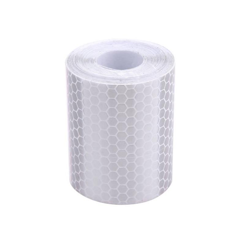 Waterproof Warning Tape Strip Stickers Warning Light Reflector Protective Sticker Reflective Film Car Safety Mark 100cm X 5cm