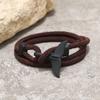 Ocean Series Zinc Zinc Alloy Men Bracelet Korean Style Hand Strap Braided Rope Bracelet Fashion Jewelry