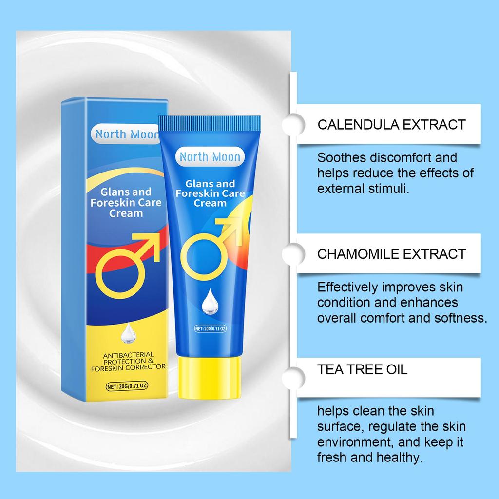 Men's Body Care Cream Soothing and Comforting Cleansing and Moisturizing Cream for Men