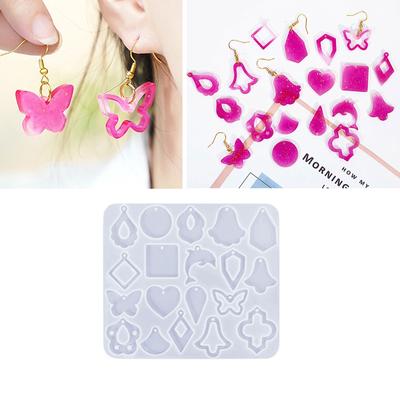 Personalisierte Anhänger erstellen Silikonform Flexible Accessoire Anhänger Silikonform für Schmuck Studios und Home Craft