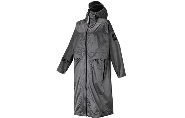 Adidas Jackets Women s Gray Hooded Moderate Other GN1886