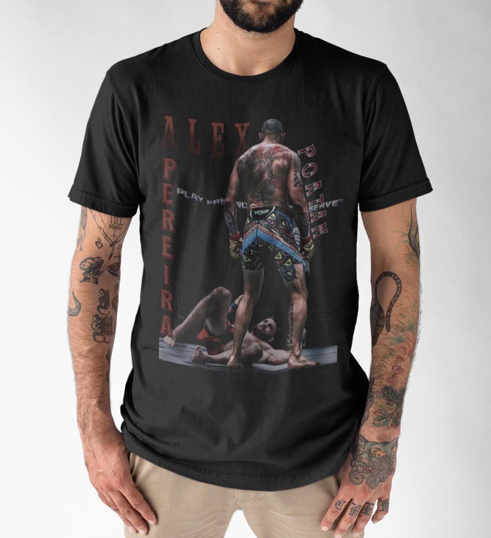 Alex Pereira 90s UFC Shirt Graphic Style Alex Pereira T-Shirt kickboxing T-Shirt Vintage Oversized Sport Tee Retro Boxer MMA Bootleg Gift MMA 4XL