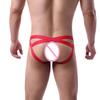 BDSM G-String T-Back Jockstrap Men Fashion Transparent Panties Sexy Fishnet Hip-Baring Thong Low Rise Mesh See-Through LingerieGood product