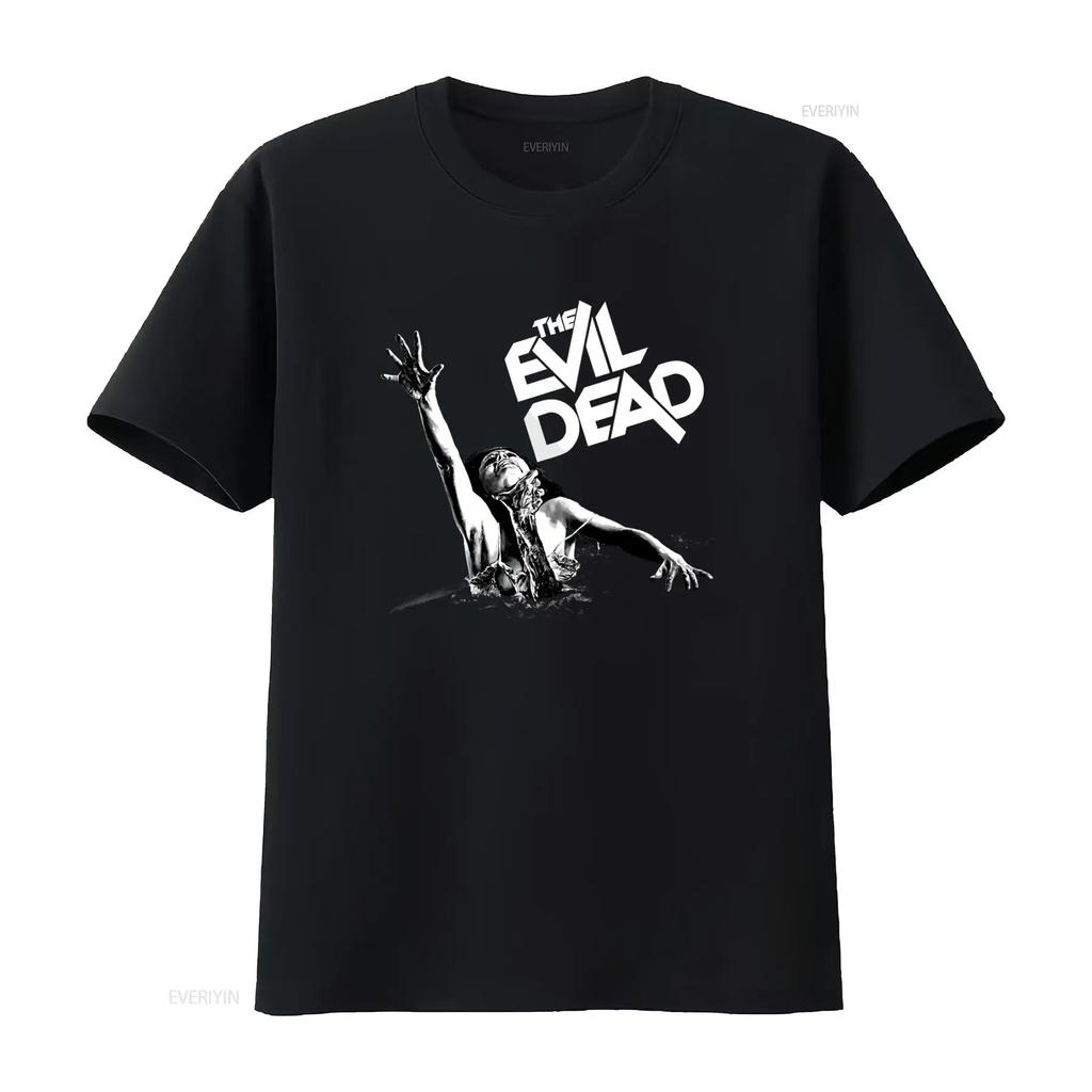 Evil Dead Horror Movie T Shirt for Cool Print Cotton vintage Washed Soft Breathable Unisex Stylish Versatile Casual