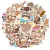 35pcs-50pcs Playful Sloth Stickers Colorful Animal Animal Stickers Stationery Stickers For DIY Phone Laptop Scrapbook Bike DIY