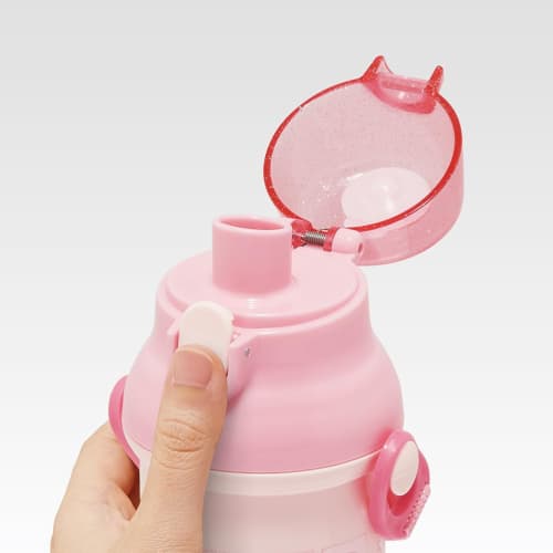 Skater Water Bottle My Melody Ushiro Shiro Sanrio 480ml Children's Antibacterial Plastic Child Friendly Lightweight Made in Japan PSB5SANAG-A