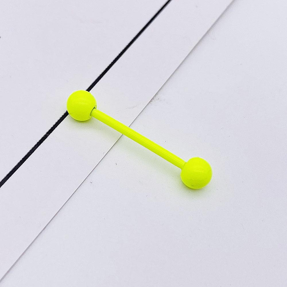 Stainless Steel Tongue & Nipple Ring with 10 Colors, Popular European & American Cartilage Piercing Jewelry