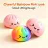 Squish-soft Dumpling Interactive Toy, Cute Design, Multicolor Random, Anti-Stress Effect, 11 cm, Kids Gift