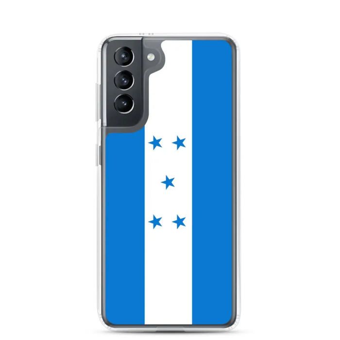 Coque Téléphone – Samsung – Galaxy S24 Ultra – Drapeau Honduras – Souple – Multicolore