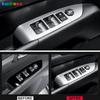 For Mazda CX-5 KF CX-8 2017-2024 2025 Carbon Car Door Armrest Window Lift Switch Button Panel Cover Trim Interior Accessories