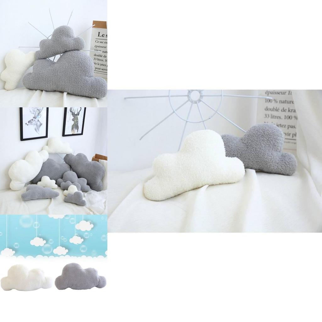 Adorable Soft Clouds Plush Pillow Cozy And Comfortable For Car Or Sofa Use