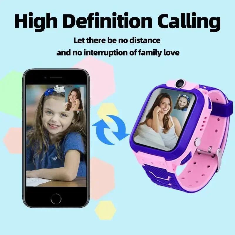 Q12 Kids Smart 2G Call Watch - Waterproof GPS Tracker with SOS Alert & Sports Monitor for Boys and Girls