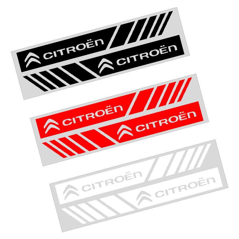 2 st Bilspegel 3D-dekaler Vinylfilm Dekaler Styling för Citroen C1 C3 C4 Grand Picasso C4L C5 C6 C8 VTS Aircross