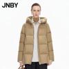 JNBY Women's Lightweight Hooded 95% Goose Down Jacket