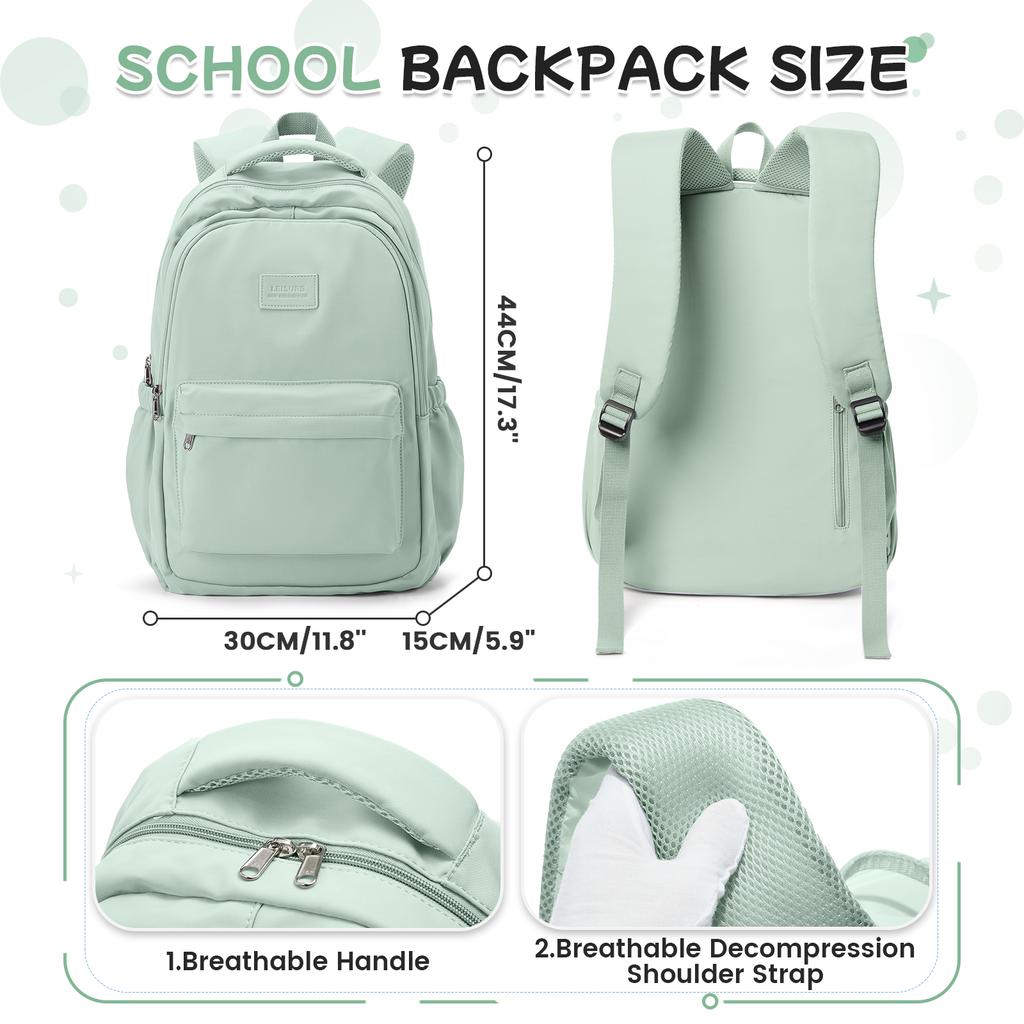 New Fashionable High Capacity College Backpack, Trendy Laptop School Bag, Cute Girl Travel Book Bag High School Casual Backpack