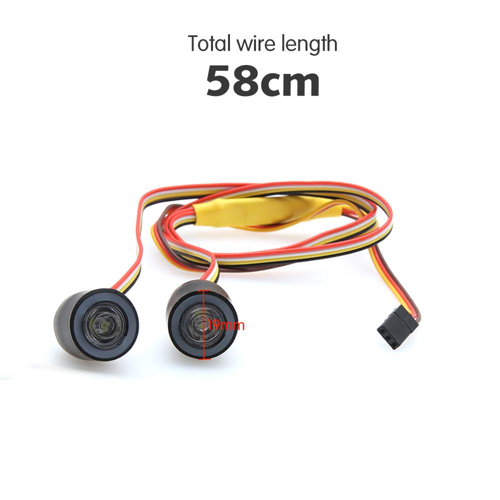 

Светодиодные фары «ангельские глазки» с 12 режимами для 1/10 RC Rock Crawler Axial SCX10 RC4WD Traxxas TRX-4