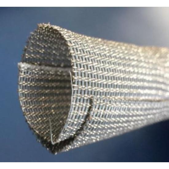 

TRUSCO Conductive Braided 12mm Natural Sleeving, Post-Installation Type, 1m, Diameter, TFLSM-12-1