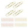 20 Pcs Pen Clip Metal Strong Clamping Force Anti Lost Paper Clip Pencil Holder for School Office